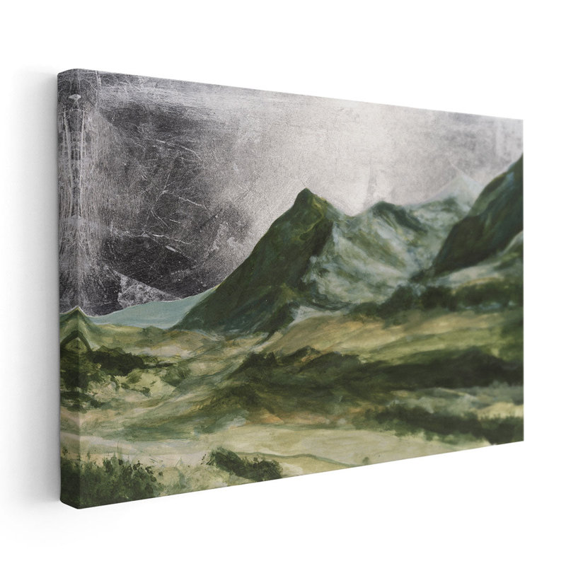 «Silver Sky II», reproduction d'art sur toile, H 20 po x l 30 po