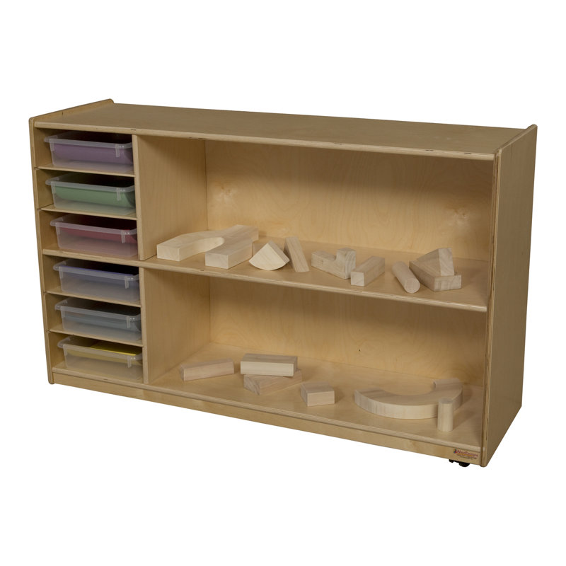 Tablette de rangement avec plateaux, Translucide, Oui