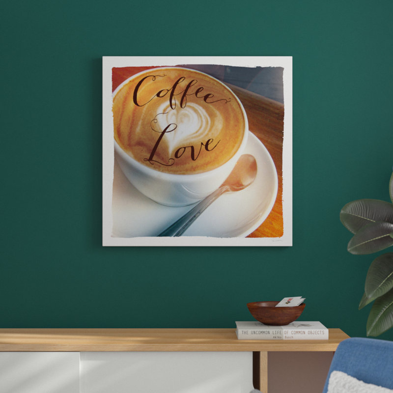 «Coffee Love» par Sue Schlabach, impression sur toile non encadrée, H 30 po x l 30 po
