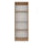 Verdi Bookcase, 5 Shelves, Macadamia/White Manufactured Wood-1271129796