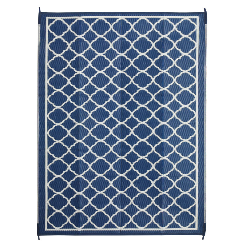 Performance Navy Outdoor/Indoor Area Rug, Rectangle 4' x 6'