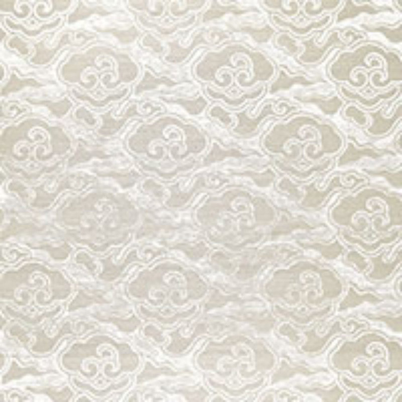 Schumacher x Celerie Kemble Cirrus Clouds Sisal Wallpaper, Filigree