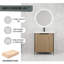 Meuble-lavabo autoportant avec lavabo en résine