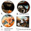 Retro Cruiser Motorcycle I - Motorcycle Wall Art Print Set-107759804