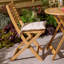 Rowlinson Ashdown Folding Bistro Set with Cushions