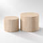 Tables d'appoint rondes en bois-130134389