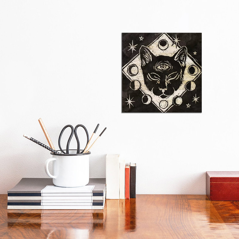 Mystical Halloween Wood IV by Mary Urban - Wrapped Canvas Painting, 30.48cm H x 30.48cm W x 1.91cm D