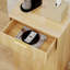 Armoire poubelle inclinable 10 gallons en chêne