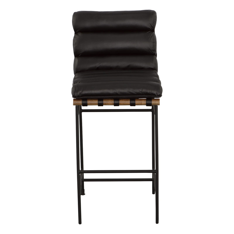 Luca Stool, Black, Bar Stool (30" Seat Height)