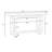 59.1'' Painted Entryway Table With Pine Veneer,Unique Triple Rectangle Design Console Table With Thick Pine Wood Legs,Extra Long Sofa Table Versatile For Hallway, Living Room,Kitchen-2100201311