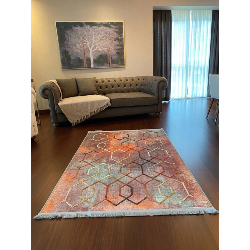 Lashia Performance Washable Moroccan Indoor / Outdoor Rug, Runner 2'7" x 13'1"