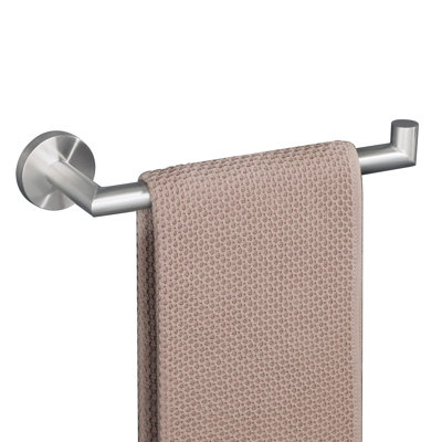 Anneau à serviettes luxueux, porte-serviettes mural rond en acier inoxydable