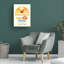 Art mural sur toile tendue - «Spirz Summer print» de Dionise Gemos pour décoration de salon, de chambre à coucher ou de bureau - 24 x 32-94840393