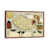 Classic Brown Wood Floater Framed