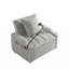 Canapé-lit 3 en 1, fauteuil inclinable à dossier réglable avec porte-téléphone, ports USB Type-C et poches latérales pour les petits espaces-1855043975