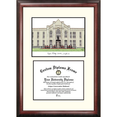 NCAA Virginia Military Institute Scholar Diploma Picture Frame