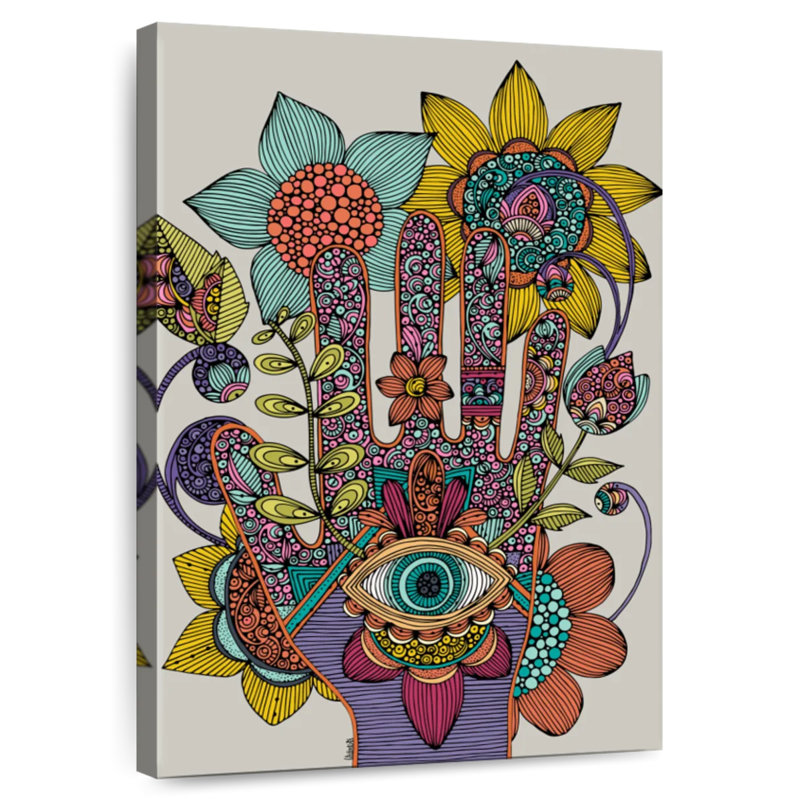 Adella Hamsa Eye, 36" H x 24" W