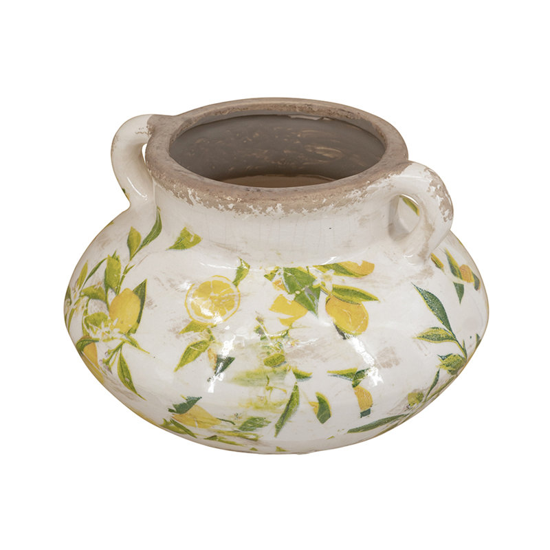 Wide Ceramic Planter