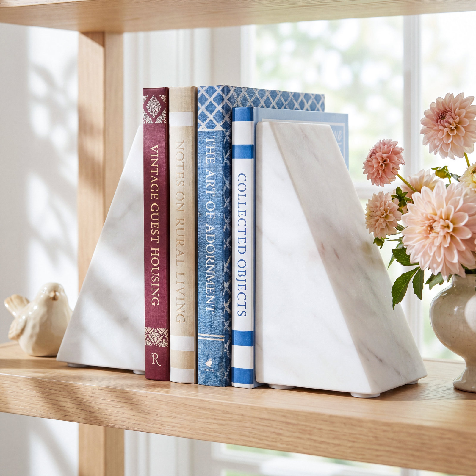Matheson Genuine Marble Office Bookends