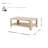 Burroughs Coffee Table With Open Shelf-628708864-628708871