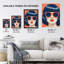 Wall Art Print The Futures Too Bright Sofia Francis No 1 Portrait Sunglasses Artwork Painting Poster