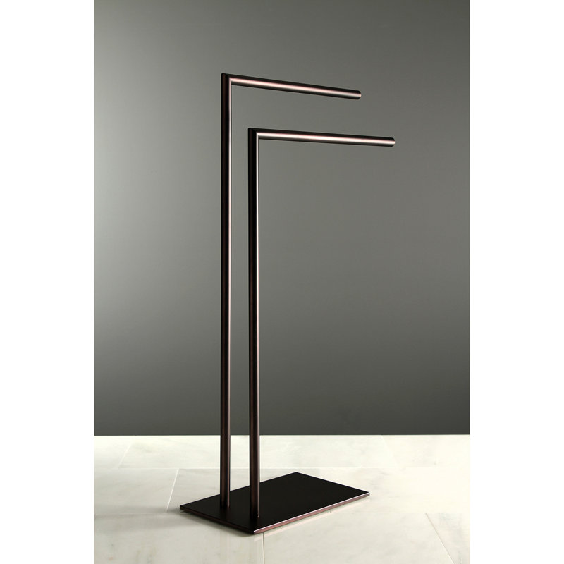 Kingston Brass Edenscape Freestanding Dual Towel Rack, Oil Rubbed Bronze