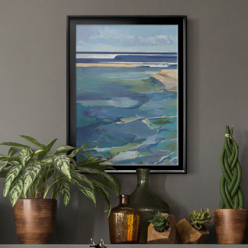 Breakwater - Reproduction de photo sur toile, H 22,5 po x l 30,5 po, Noir