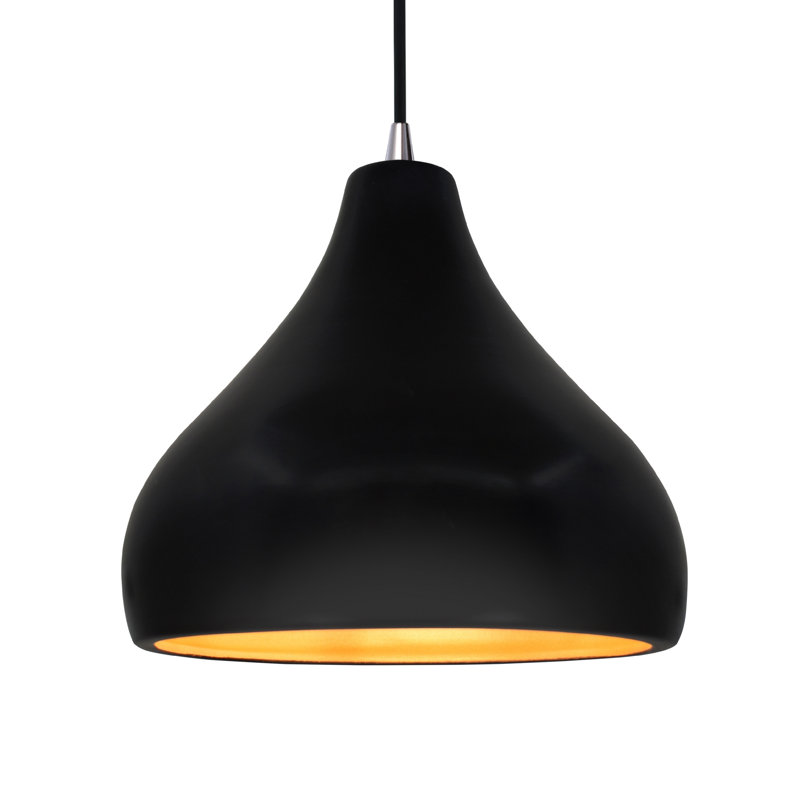 Luminaire suspendu à 1 lumière Meydan, H 9,5 po x l 13,5 po x P 13,5 po, DEL (intégrée)