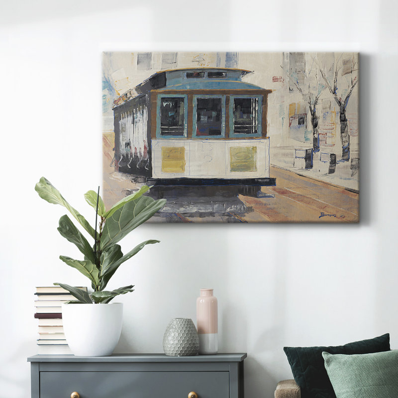 Cable Town-Gallery Wrapped Canvas, 12" H x 18" W
