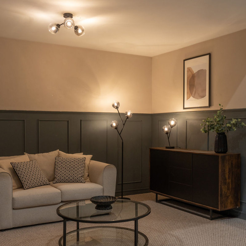 Bucur 150cm Black Tree Floor Lamp