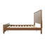 Ensemble de chambre à coucher 3 pièces en bois avec lit plateforme et tables de chevet 2 tiroirs Camak-122901679-122901682