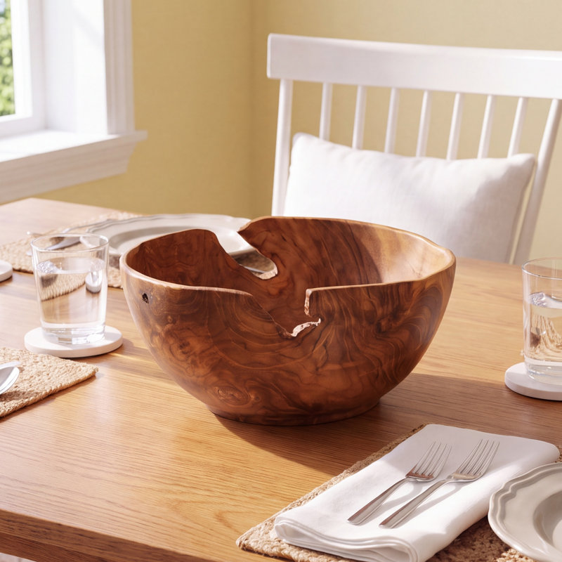 Gila Solid Wood Decorative Bowl - Set of 1