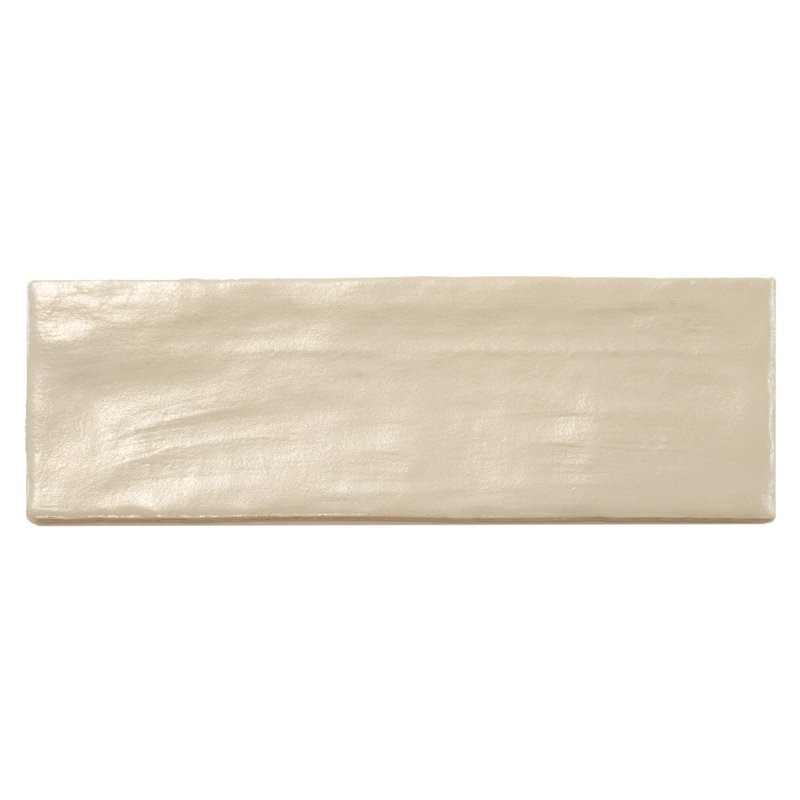Mallorca 8" x 2.5" Ceramic Subway Tile, Green
