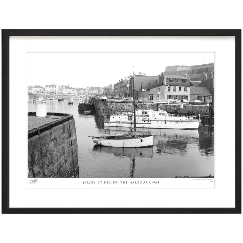 Jersey, St Helier, The Harbour C1965 by Francis Frith - Single Picture Frame Print, 60cm H x 80cm W x 2.3cm D