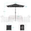 Parasol de marché carré 78 po Royden-79006069