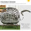 Trapeza Double Egg Chair with Stand-1508902382