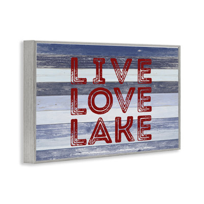  «Live Love Lake», art de la giclée rayée par SD Graphics Studio