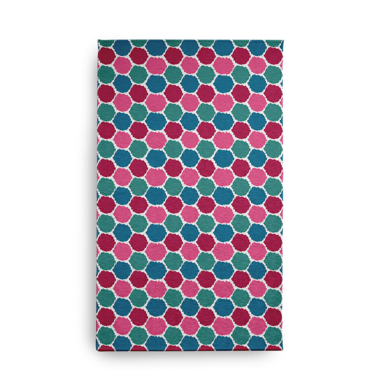 Rectangle Rectangle 1'6" X 2'6" Indoor/Outdoor Area Rug with Non-Slip Backing