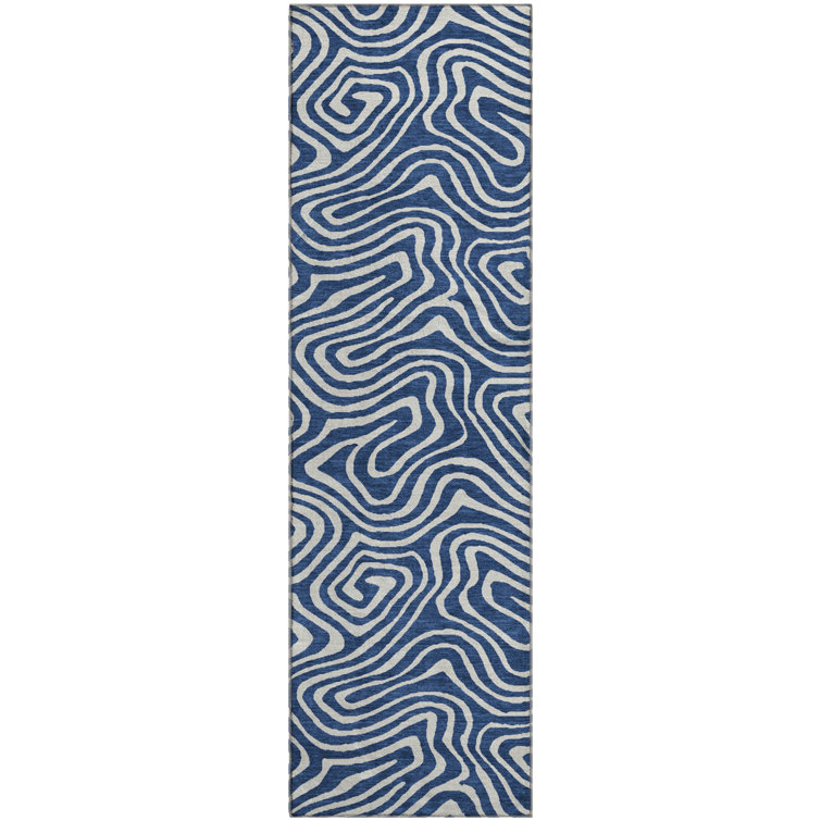 Premium Machine Washable Colmenero AMF1020 Swirls Rug
