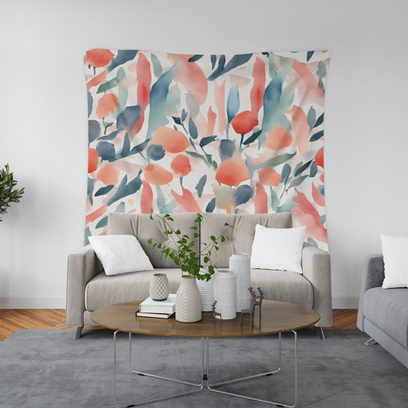 Tapisserie murale, H 80 po x l 68 po