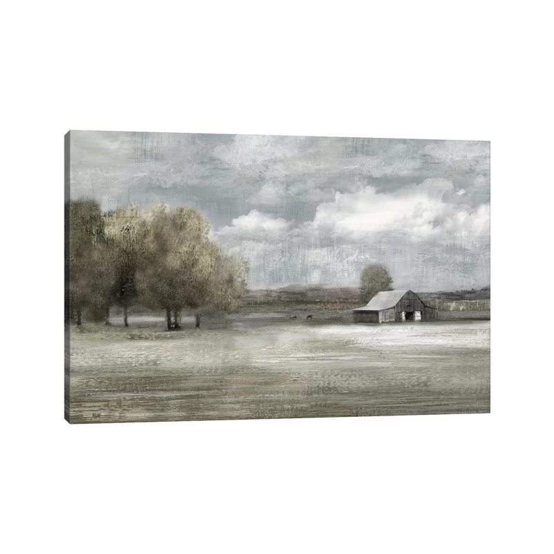 " Country Quiet " by Nan, 32" H x 48" W x 1.5" D, Wrapped Canvas