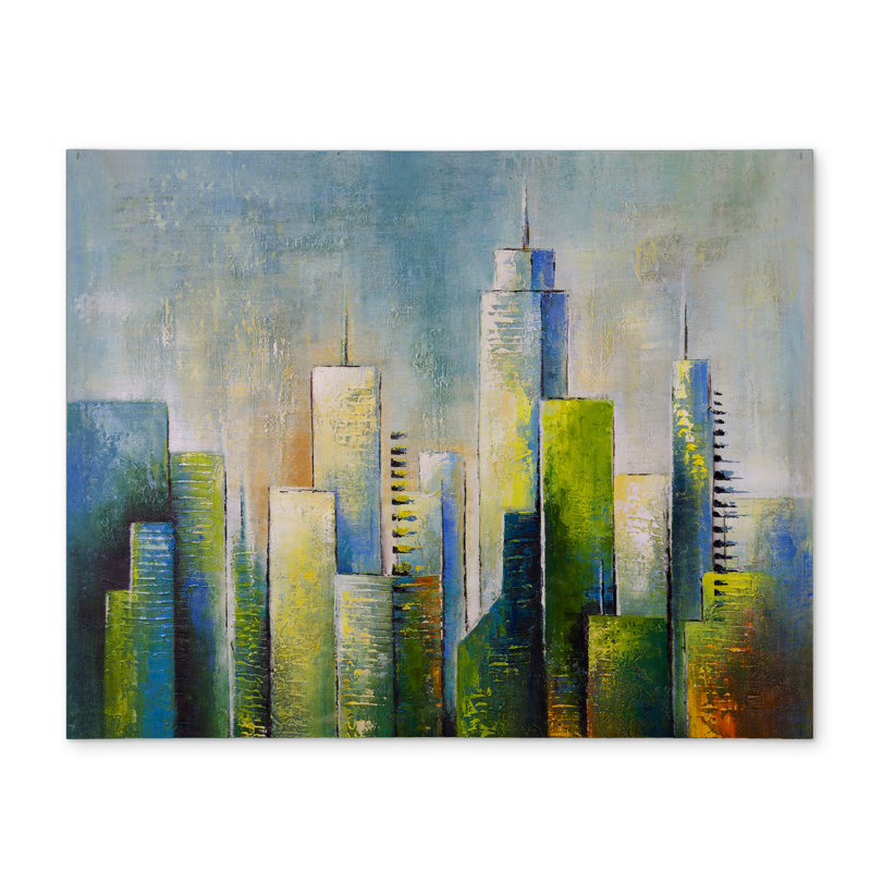 Napperon abstrait en polyester Skyline