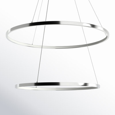 Saleigh 2 - Light Unique / Statement Geometric LED Chandelier