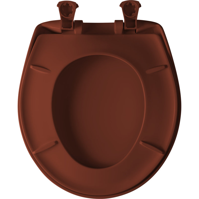 Round Toilet Seat and Lid, Red