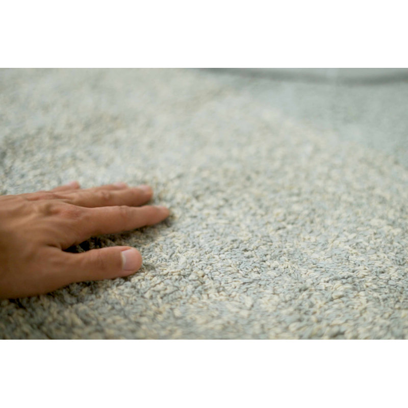 Reversible Washable Rug Twin Vintage Blue, Rectangle 2'7" x 4'7"