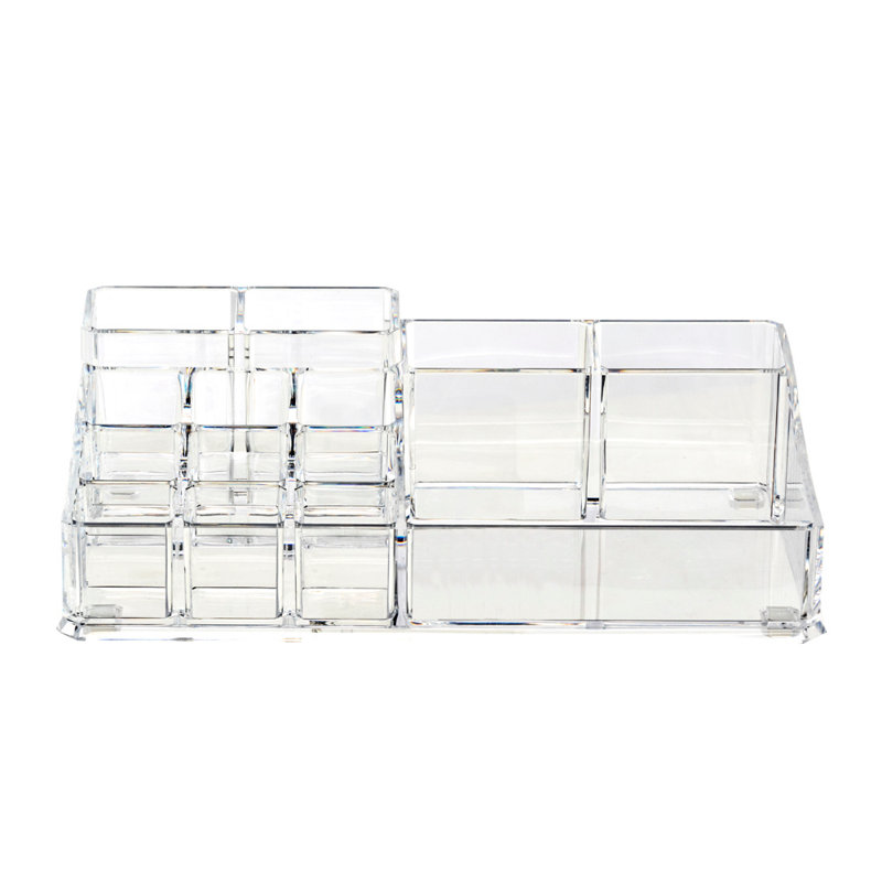 Clabo Acrylic 8 Compartment Makeup Organizer