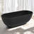 69" x 29.5" Solid Surface Stone Resin Freestanding Soaking Bathtub-698460745