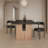 Elegant retro solid wood dining table-1937737250