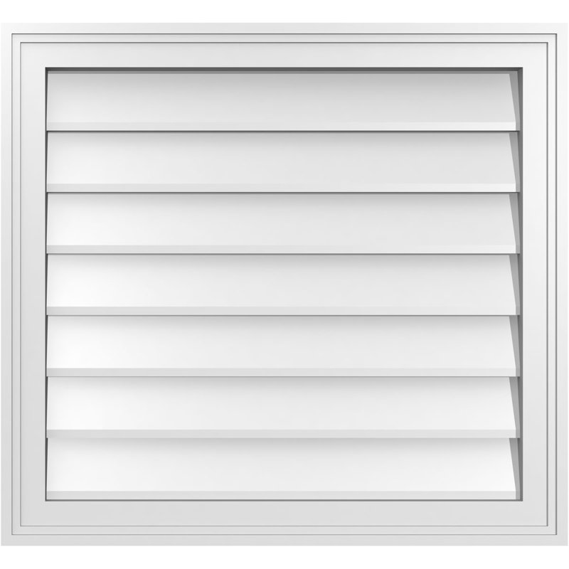 Cadre en brique, brun clair apprêté, H 24 po x l 26 po x P 1,5 po