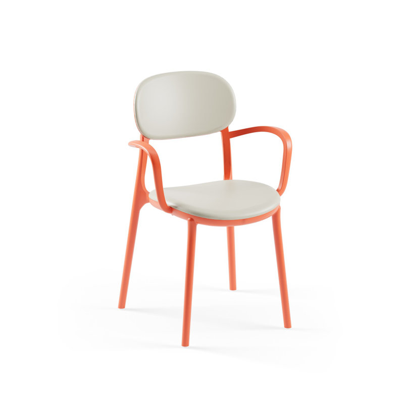 Tilia Duo Armchair , Beige/Orange